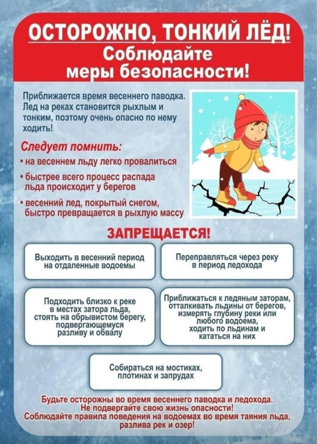 памятка Паводок