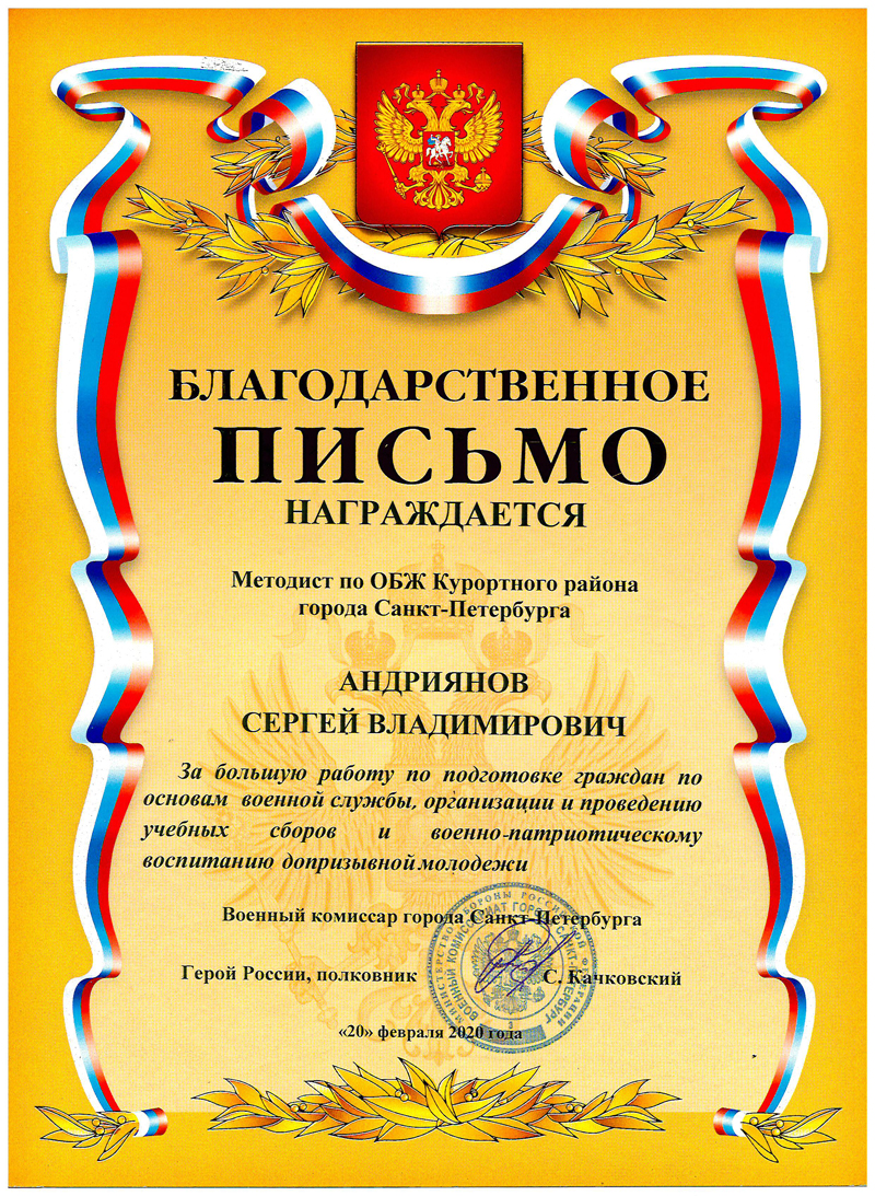 2020 допризывная молодежь